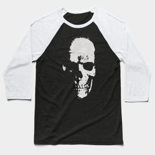 Grunge Skull Baseball T-Shirt